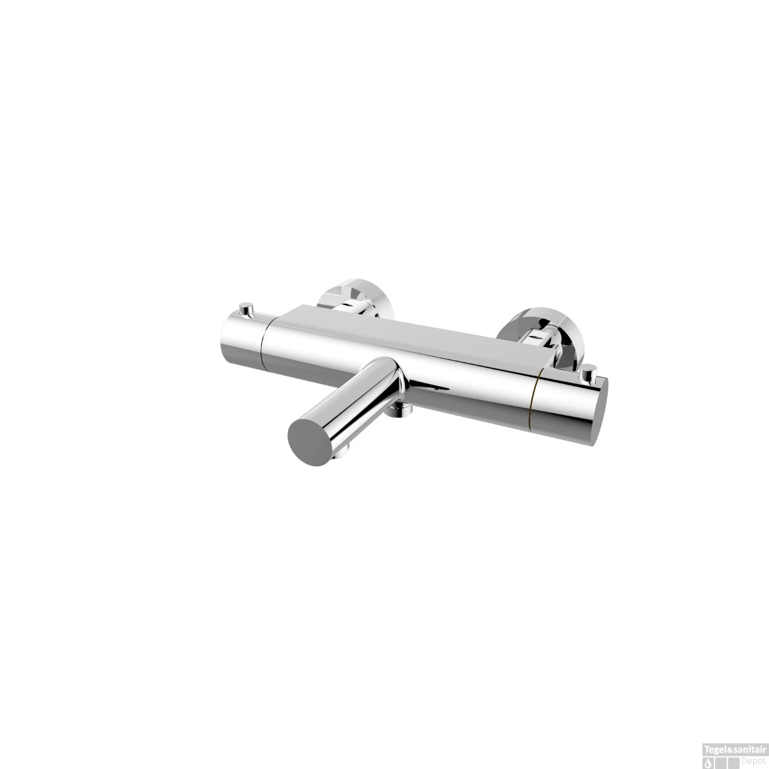 Badkraan Wiesbaden Style Thermostatisch Cool Touch HOH 15 Cm Chroom