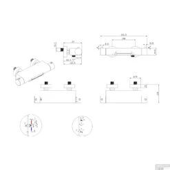 Badkraan Wiesbaden Style Waterval Thermostatisch 1/2 Inch Chroom -Hansgrohe Badkamerinterieur Winkel badkraan wiesbaden style waterval thermostatisch 1 2 inch chroom tech