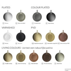 Badmengkraan Hotbath Cobber Draaibare Uitloop 105.5 Cm Geborsteld Messing PVD -Hansgrohe Badkamerinterieur Winkel badmengkraan hotbath cobber draaibare uitloop 105.5 cm kleuren 2