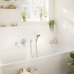 Badmengkraan Inbouw HansGrohe Rebris S Eengreeps Met Zekerheidscombinatie EN1717 Voor IBox Universal Chroom -Hansgrohe Badkamerinterieur Winkel badmengkraan inbouw hansgrohe rebris s eengreeps met zekerheidscombinatie en1717 voor ibox universal chroom 2