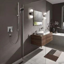 Badmengkraan Inbouw HansGrohe Vivenis Eengreeps Chroom -Hansgrohe Badkamerinterieur Winkel badmengkraan inbouw hansgrohe vivenis eengreeps chroom 2