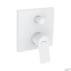 Badmengkraan Inbouw HansGrohe Vivenis Eengreeps Met Geintegreerde Zekerheidscombinatie EN1717 Mat Wit
