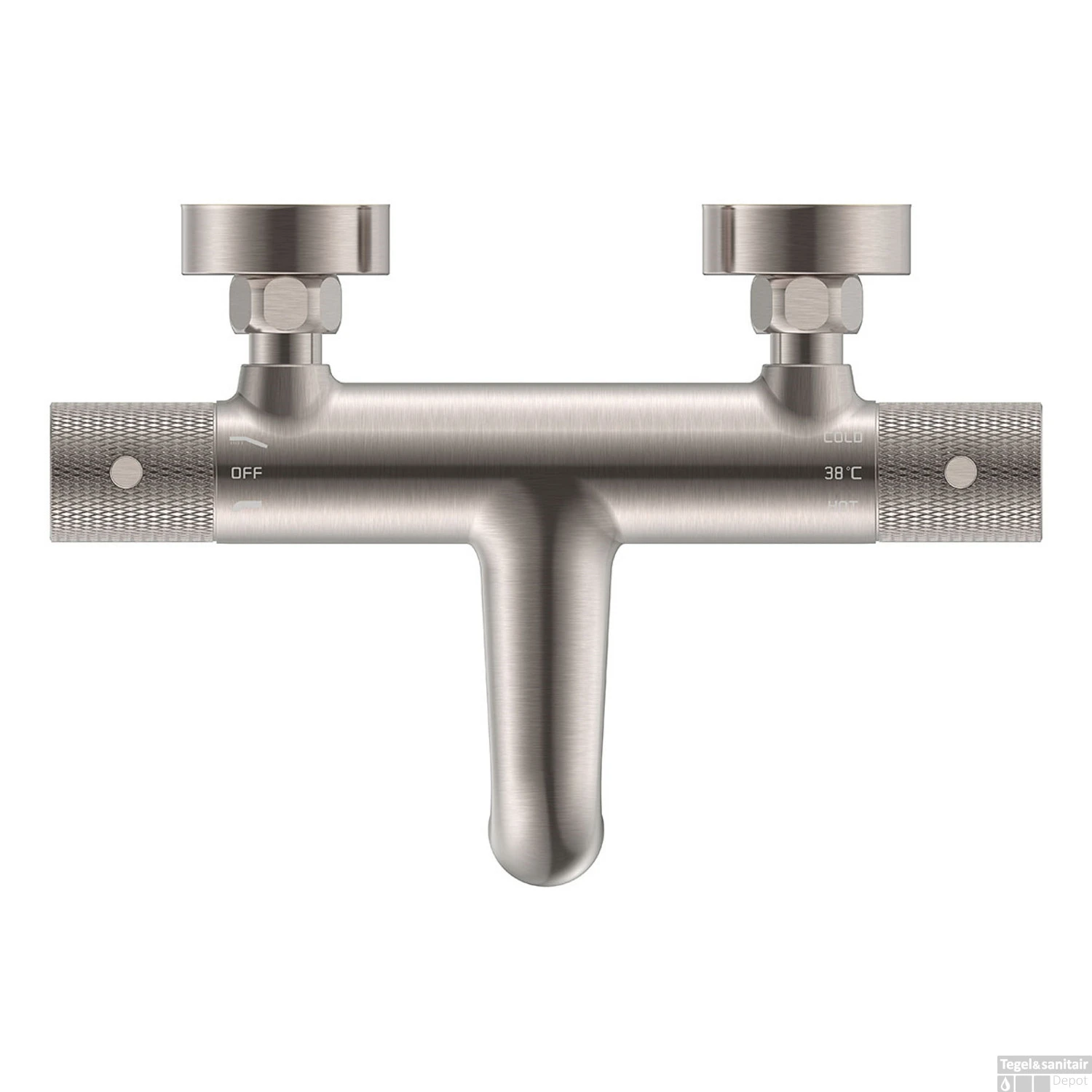 Badmengkraan Thermostatisch Boss & Wessing James Hartafstand 15 Cm Geborsteld Staal - Afbeelding 2