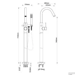 Vrijstaande Badmengkraan Wiesbaden Caral Compleet Met Handdouche Geborsteld Koper 5 Vrijstaande Badmengkraan Wiesbaden Caral Compleet Met Handdouche Geborsteld Koper -Hansgrohe Badkamerinterieur Winkel badmengkraan wiesbaden caral compleet met handdouche geborsteld koper tech