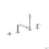 Badrandcombinatie Met Baduitloop Grohe Lineare New 4-gats Afbouwdeel Chroom -Hansgrohe Badkamerinterieur Winkel badrandcombinatie met baduitloop grohe lineare new 4 gats afbouwdeel chroom shop