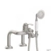 Badrandkraan Tres Clasic Mengkraan Opbouw Incl. Handdouche RVS -Hansgrohe Badkamerinterieur Winkel badrandkraan tres clasic mengkraan opbouw incl. handdouche rvs shop