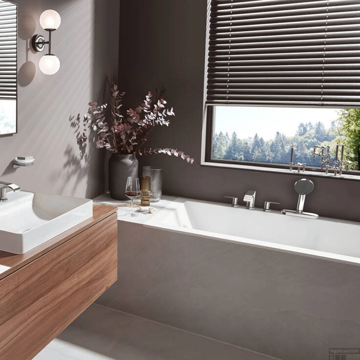 Badrandmengkraan HansGrohe Vivenis 4-Gats Met SBox Chroom 4 Badrandmengkraan HansGrohe Vivenis 4-Gats Met SBox Chroom - Afbeelding 2