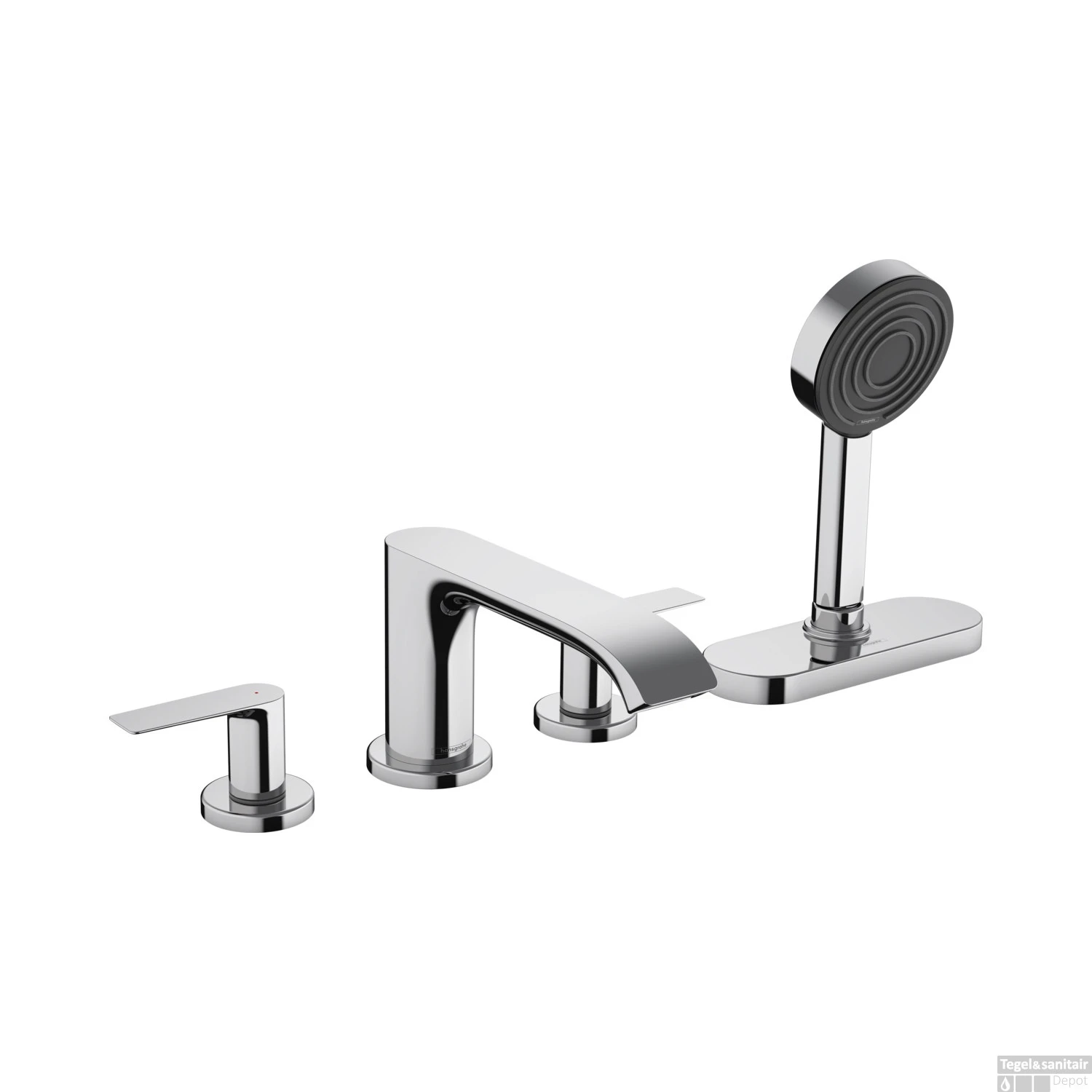 Badrandmengkraan HansGrohe Vivenis 4-Gats Met SBox Chroom 3 Badrandmengkraan HansGrohe Vivenis 4-Gats Met SBox Chroom