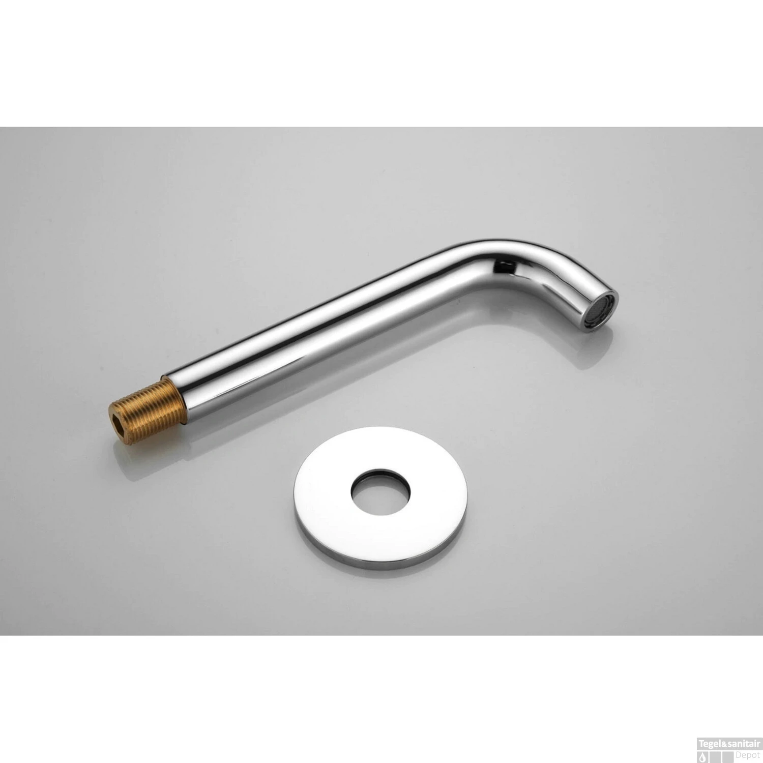 Baduitloop Boss & Wessing Plus 20 Cm Chroom 4 Baduitloop Boss & Wessing Plus 20 Cm Chroom - Afbeelding 2