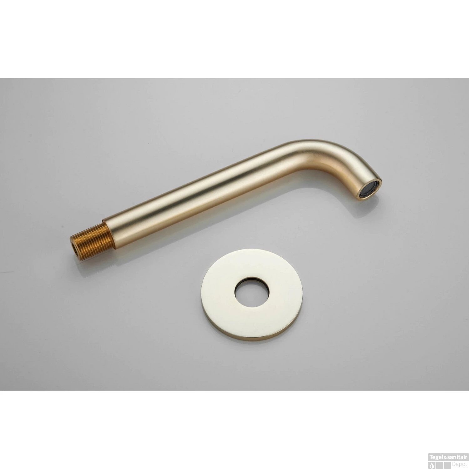 Baduitloop Boss & Wessing Plus 20 Cm Geborsteld Messing 4 Baduitloop Boss & Wessing Plus 20 Cm Geborsteld Messing - Afbeelding 2