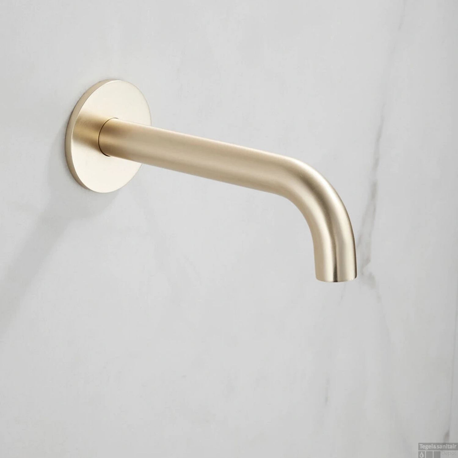 Baduitloop Boss & Wessing Plus 20 Cm Geborsteld Messing 3 Baduitloop Boss & Wessing Plus 20 Cm Geborsteld Messing