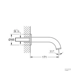 Baduitloop Grohe Atrio Hard Graphite Geborsteld 9 Baduitloop Grohe Atrio Hard Graphite Geborsteld -Hansgrohe Badkamerinterieur Winkel baduitloop grohe atrio hard graphite geborsteld tech