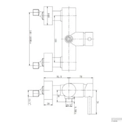 BWS Douchemengkraan Chepri RVS Look -Hansgrohe Badkamerinterieur Winkel bws douchemengkraan chepri rvs look tech