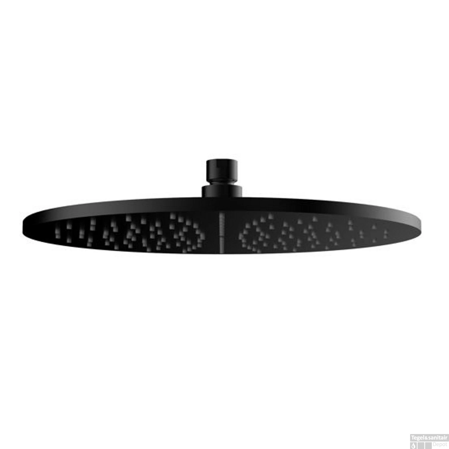 BWS Hoofddouche Luxe Rond 30x30 Cm Mat Zwart