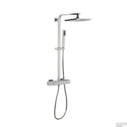 BWS Regendoucheset Thermostatisch Square Met Handdouche Chroom