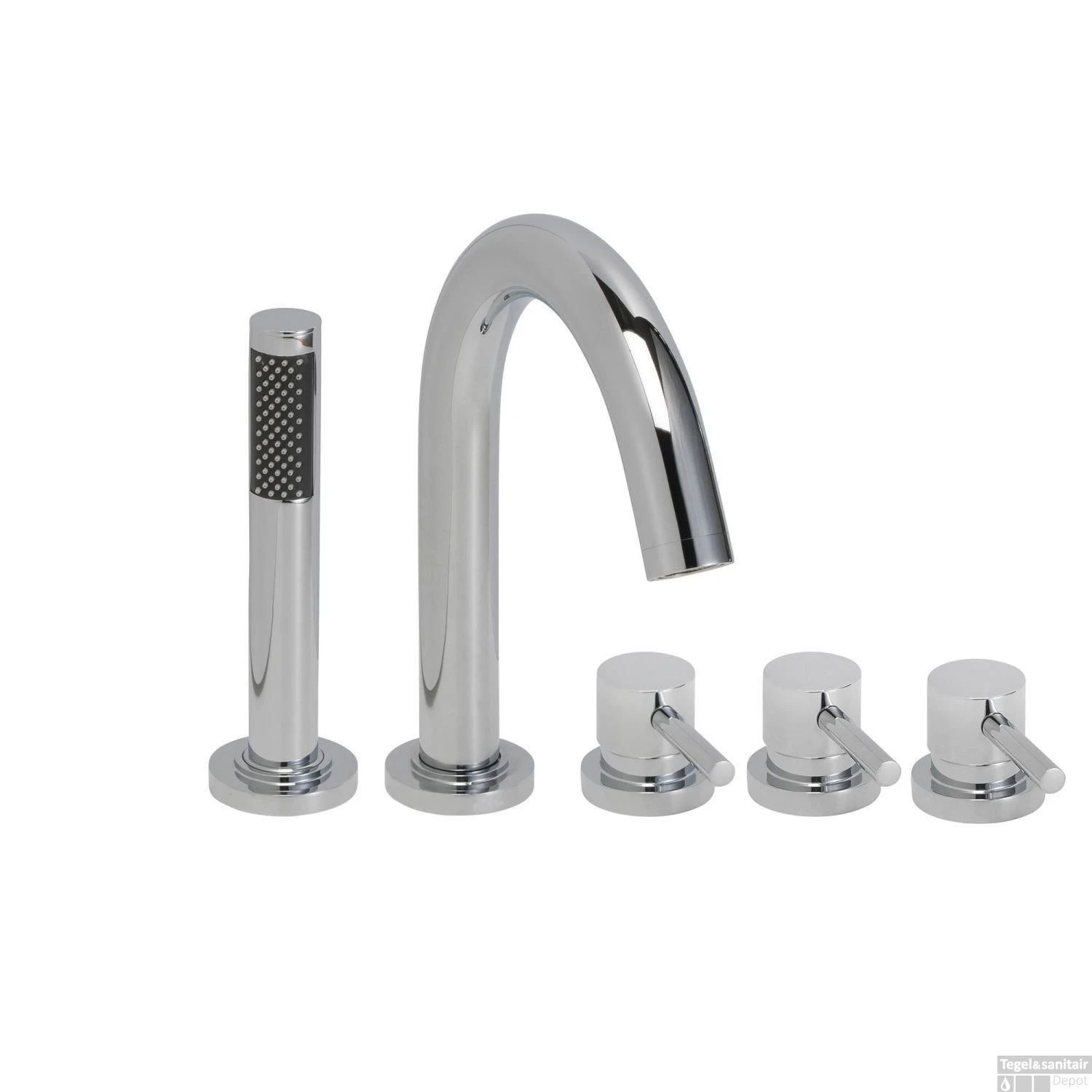 BWS Round 5 Gats Badrandkraan Chroom Compleet 3 BWS Round 5 Gats Badrandkraan Chroom Compleet