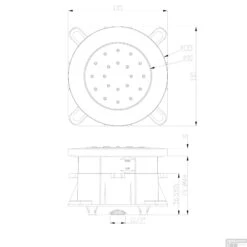 BWS Zijdouche Inbouw Verstelbaar Rond 13.5cm Chroom -Hansgrohe Badkamerinterieur Winkel bws zijdouche inbouw verstelbaar rond 13.5cm chroom tech