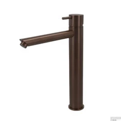 Wastafelmengkraan Hotbath Cobber 1-hendel Recht 28.6 Cm Verouderd Messing