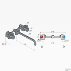 Wastafelmengkraan Hotbath Cobber Inbouw 2-hendel Gebogen 25 Cm Geborsteld Koper PVD OUTLET 9 Wastafelmengkraan Hotbath Cobber Inbouw 2-hendel Gebogen 25 Cm Geborsteld Koper PVD OUTLET -Hansgrohe Badkamerinterieur Winkel cb005text25bcp wastafelmengkraan hotbath cobber inbouw 2 hendel gebogen 25 cm geborsteld koper pvd tech 1