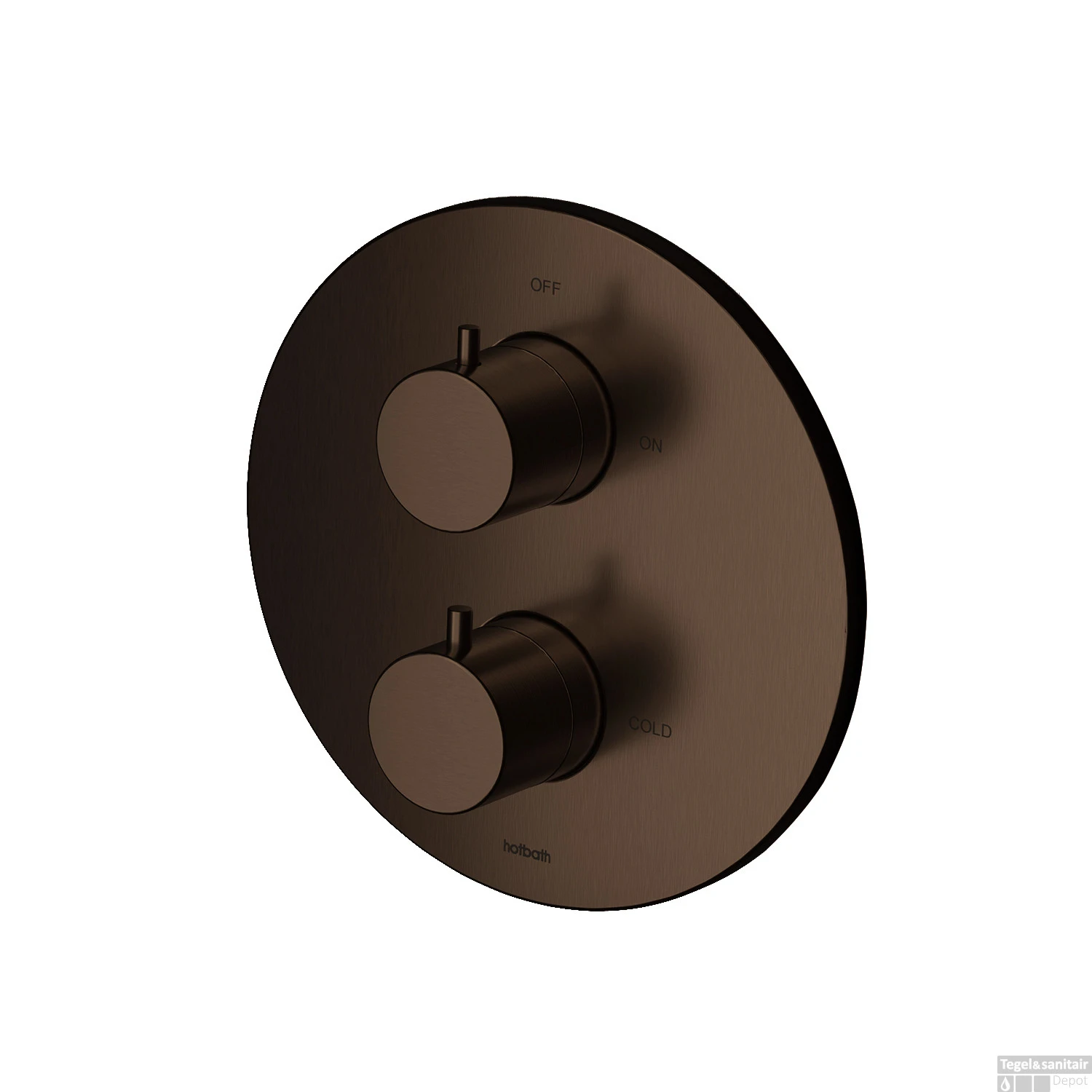 Douchethermostaat Hotbath Cobber Inbouw 2-weg Verouderd Messing (excl. Inbouwdeel) 3 Douchethermostaat Hotbath Cobber Inbouw 2-weg Verouderd Messing (excl. Inbouwdeel)