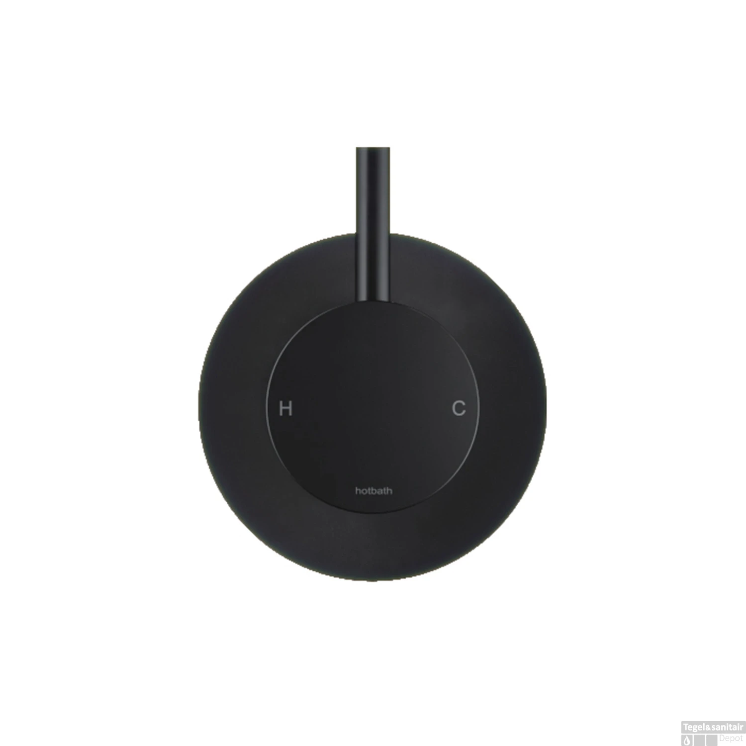 Inbouw Douchemengkraan Hotbath Cobber 1-hendel Mat Zwart 5 Inbouw Douchemengkraan Hotbath Cobber 1-hendel Mat Zwart - Afbeelding 3