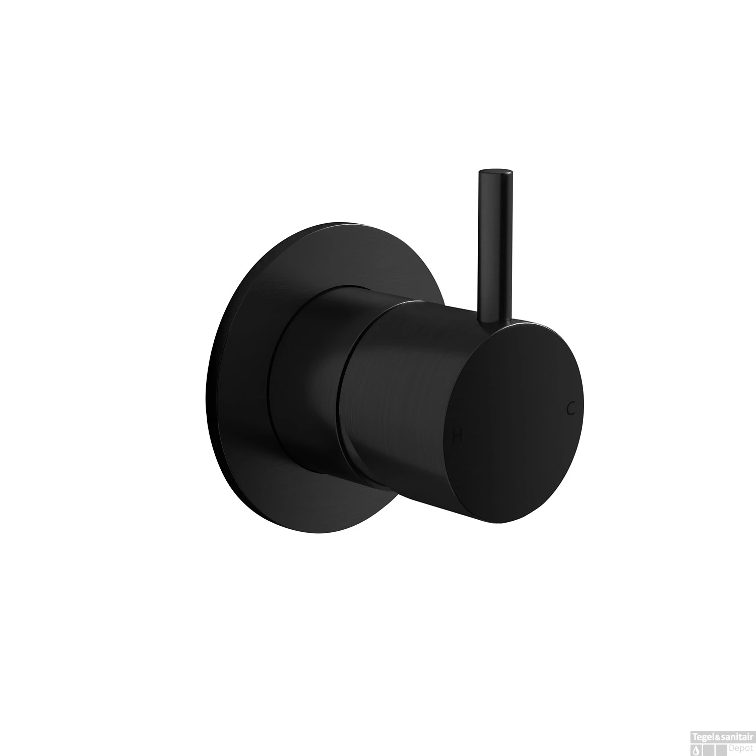 Inbouw Douchemengkraan Hotbath Cobber 1-hendel Mat Zwart 3 Inbouw Douchemengkraan Hotbath Cobber 1-hendel Mat Zwart