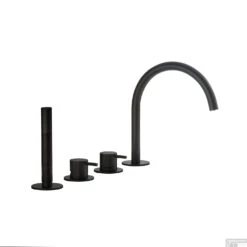 Inbouw Badrandcombinatie Hotbath Cobber Met Uitloop En 2-weg Omstel Mat Zwart (incl. Handdouche) -Hansgrohe Badkamerinterieur Winkel cb073bl inbouw badrandcombinatie hotbath cobber met uitloop en 2 weg omstel mat zwart incl. handdouche shop
