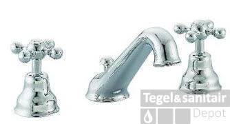 Wastafelmengkraan Cisal Arcana Ceramic 3-gats AC00102021 Chroom 4 Wastafelmengkraan Cisal Arcana Ceramic 3-gats AC00102021 Chroom - Afbeelding 2