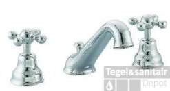 Wastafelmengkraan Cisal Arcana Ceramic 3-gats AC0010202A RVS