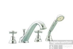 Cisal Arcana Ceramic 4-gats Badmengkraan Badrandmontage 3/4" Chroom AC00026421 -Hansgrohe Badkamerinterieur Winkel cisal arcana ceramic 4 gats badmengkraan badrandmontage 34 chroom ac00026421 0