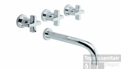Cisal Barcelona Inbouw Badmengkraan Chroom BA00021021 -Hansgrohe Badkamerinterieur Winkel cisal barcelona inbouw badmengkraan chroom ba00021021 0