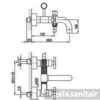 Cisal Barcelona Quad Badmengkraan Chroom BQ00010021 1 Cisal Barcelona Quad Badmengkraan Chroom BQ00010021 -Hansgrohe Badkamerinterieur Winkel cisal barcelona quad badmengkraan chroom bq00010021 1