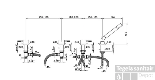 Cisal Less Badmengkraan Voor Badrandmontage LS00029021 3 Cisal Less Badmengkraan Voor Badrandmontage LS00029021