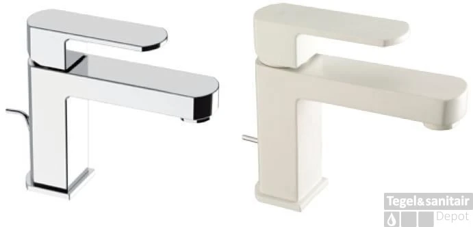 Cisal Roadster Afdekset Inbouw Wastafelmengkraan Wit Mat RR0055104Q 4 Cisal Roadster Afdekset Inbouw Wastafelmengkraan Wit Mat RR0055104Q - Afbeelding 2