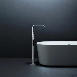 Clou Xo Vrijstaande Badmengkraan Type 3 Met Handdouche Chroom -Hansgrohe Badkamerinterieur Winkel cl 06.04003.29 a