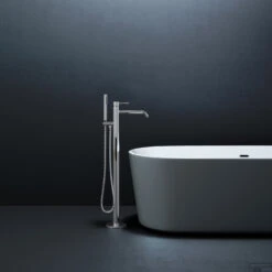 Clou Xo Vrijstaande Badmengkraan Type 13 Met Handdouche Chroom -Hansgrohe Badkamerinterieur Winkel cl 06.04013.29 b