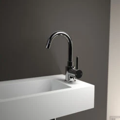 Clou Xo Wastafelmengkraan Type 1 Draaibare Uitloop Chroom -Hansgrohe Badkamerinterieur Winkel cl 06.14001.29 a
