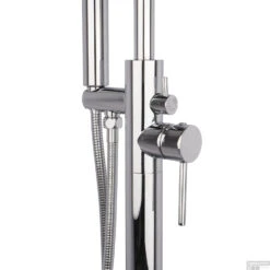 Vrijstaande Badkraan Boss & Wessing Colorato Met Staaf Handdouche Set Chroom -Hansgrohe Badkamerinterieur Winkel cre0496 sfeer