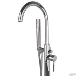 Vrijstaande Badkraan Boss & Wessing Colorato Met Staaf Handdouche Set Chroom -Hansgrohe Badkamerinterieur Winkel cre0497 sfeer 1