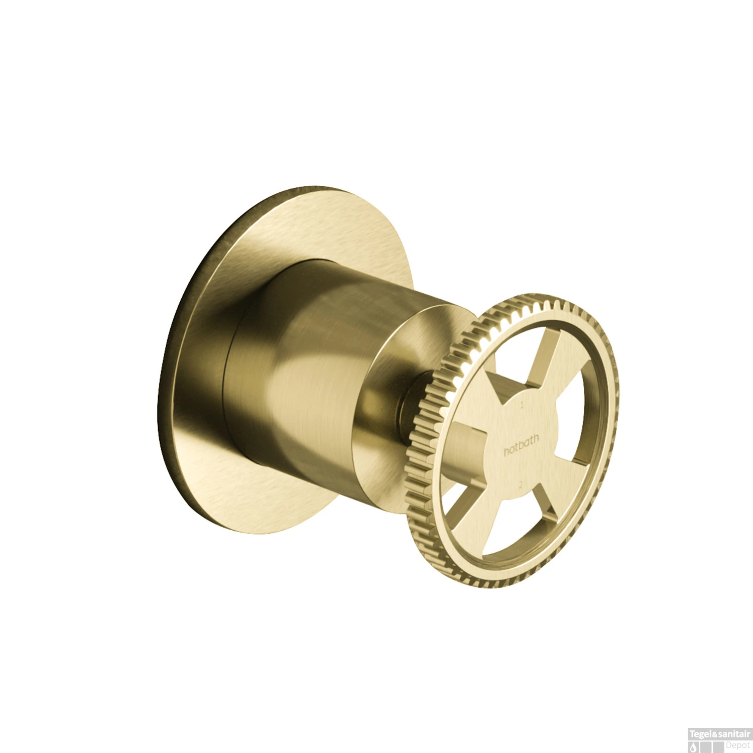 Inbouwkraan Hotbath Cobber @Work Met 2-Weg Omstel Geborsteld Messing PVD (excl. Inbouwdeel) 3 Inbouwkraan Hotbath Cobber @Work Met 2-Weg Omstel Geborsteld Messing PVD (excl. Inbouwdeel)