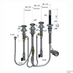 Badrandcombinatie Hotbath Cobber @Work Inbouw 4 Gats Met 2 Stopkranen En Handdouche Chroom (zonder Uitloop) 7 Badrandcombinatie Hotbath Cobber @Work Inbouw 4 Gats Met 2 Stopkranen En Handdouche Chroom (zonder Uitloop) -Hansgrohe Badkamerinterieur Winkel cw074cr badrandcombinatie hotbath cobber work inbouw 4 gats met 2 stopkranen en handdouche chroom zonder uitloop tech