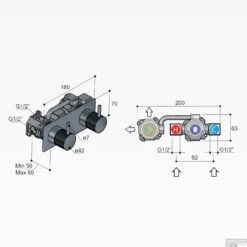 Inbouw Mengkraan Hotbath Cobber X Met 2-Weg Omstel Chroom -Hansgrohe Badkamerinterieur Winkel cx029cr inbouw mengkraan hotbath cobber x met 2 weg omstel chroom tech
