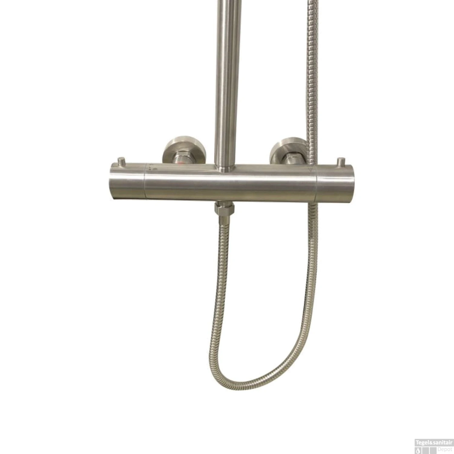 Douche Opbouwset Best Design Ore Munchen Thermostatisch RVS 4 Douche Opbouwset Best Design Ore Munchen Thermostatisch RVS - Afbeelding 2