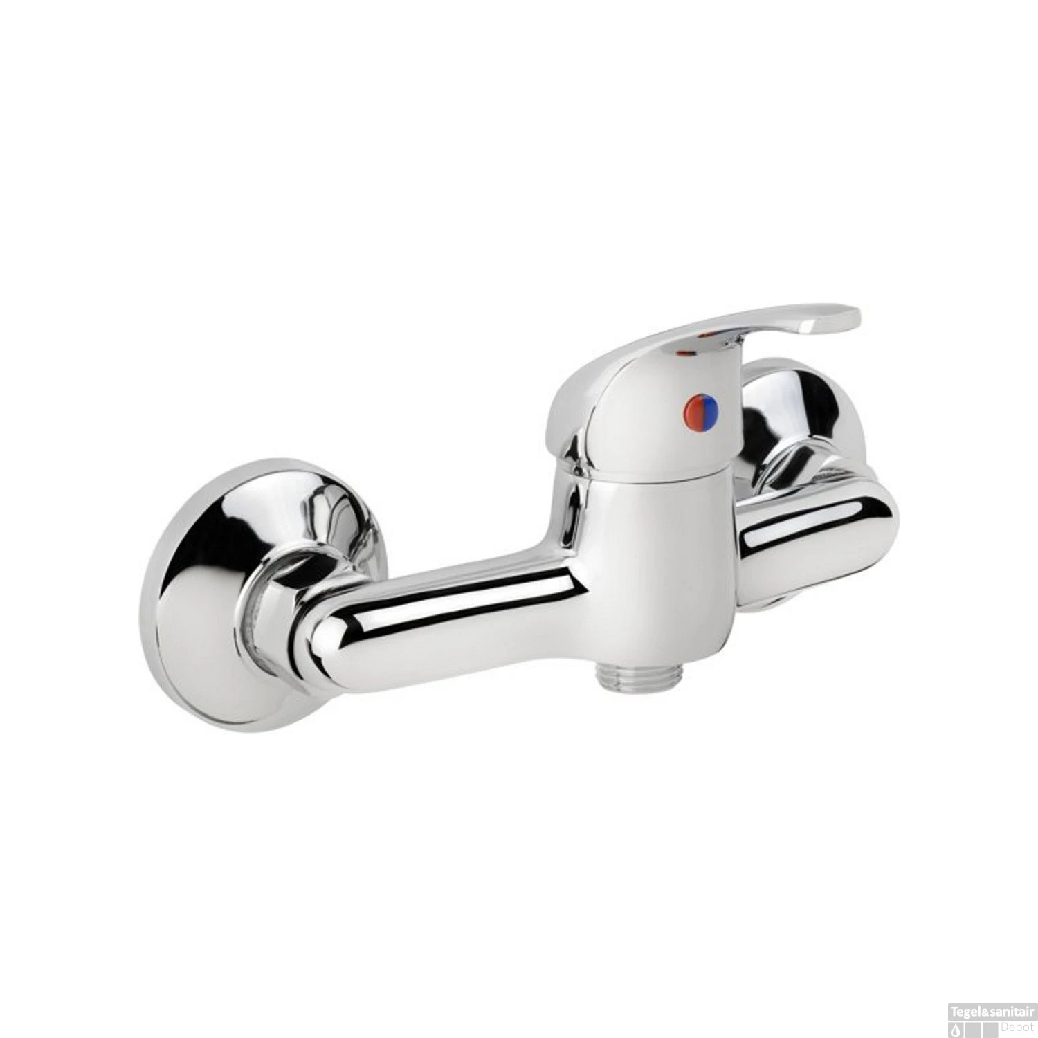 Douchekraan Schütte Athos Plus Eéngreepsmengkraan Geluidloos Chroom 3 Douchekraan Schütte Athos Plus Eéngreepsmengkraan Geluidloos Chroom