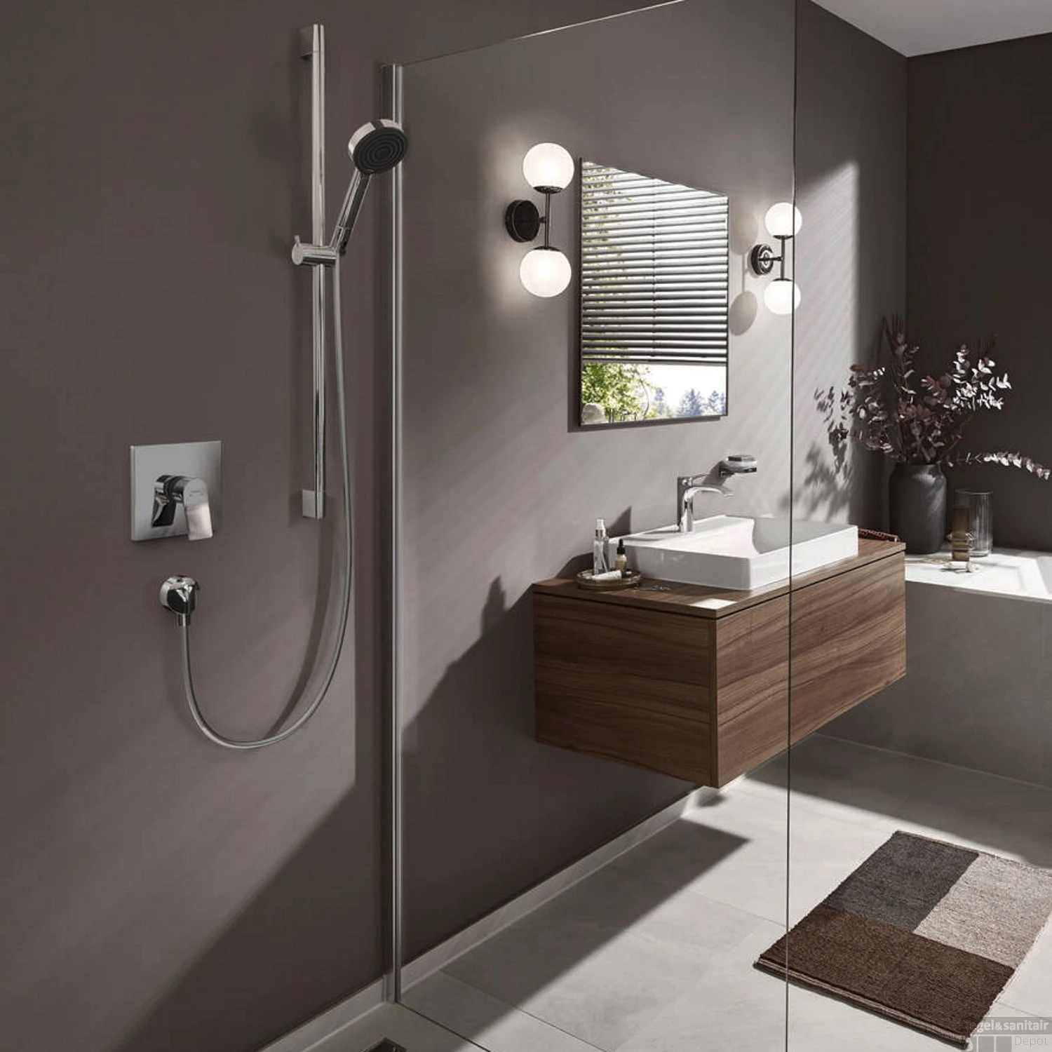 Douchemengkraan Inbouw HansGrohe Vivenis Eengreeps Mat Wit 4 Douchemengkraan Inbouw HansGrohe Vivenis Eengreeps Mat Wit - Afbeelding 2