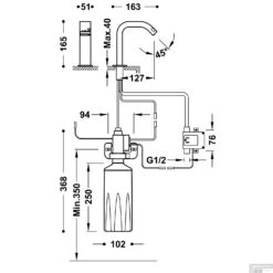 Elektronische Fonteinkraan Met Zeepdispenser Tres Tempo Standard Vierkant Chroom 5 Elektronische Fonteinkraan Met Zeepdispenser Tres Tempo Standard Vierkant Chroom -Hansgrohe Badkamerinterieur Winkel elektronische fonteinkraan met zeepdispenser tres tempo standard chroom tech