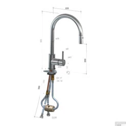 Keukenmengkraan Hotbath Fellow Draaibaar/Uittrekbare Uitloop 38.5 Cm Chroom -Hansgrohe Badkamerinterieur Winkel fkm14cr keukenmengkraan hotbath fellow draaibaaruittrekbare uitloop 38.5 cm chroom tech