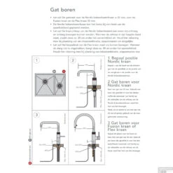 Quooker Flex Chroom Met Combi Boiler + -Hansgrohe Badkamerinterieur Winkel flex algemeen installatie 3