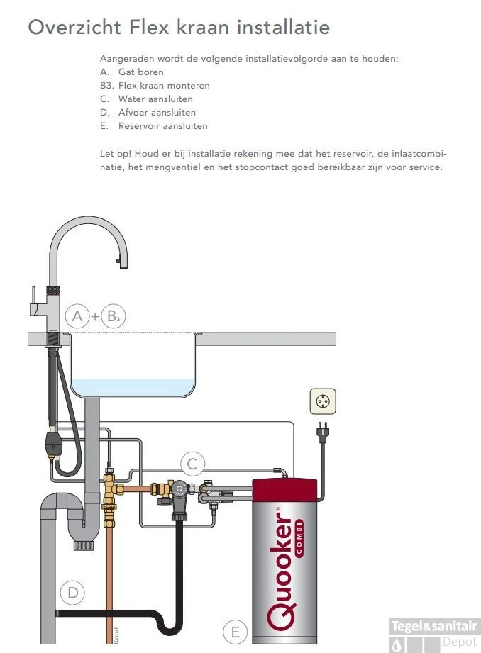 Quooker Flex RVS Met Combi Boiler 8 Quooker Flex RVS Met Combi Boiler - Afbeelding 6