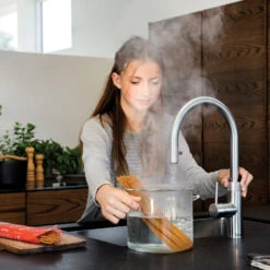 Quooker Cube Flex Chroom Met Combi Boiler -Hansgrohe Badkamerinterieur Winkel flex pasta 85541f4e 2